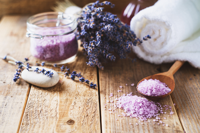 Soap lavender bath salt